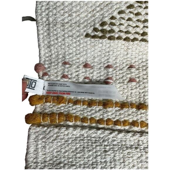 Urban Outfitters Sophia Wall Hanging Wall Decor Boho Fringe Geo-Woven Tapestry - Picture 7 of 11